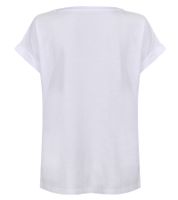 RE:COVERED X Disney T-shirt da donna con stampa Topolino 1928 in cotone, scollo tondo, RCDIF2061, bianca