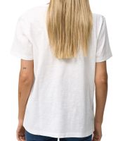 RE:COVERED X Disney Women's T-Shirt with Mickey Mouse Print, Cotton Crew Neck, MMDIS2580 Wool White