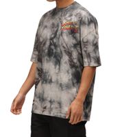 T-shirt homme RE:COVERED X CAPCOM avec imprimé Street Fighter Blanka, en coton, col rond, gris, MMDIF1880