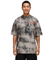 T-shirt homme RE:COVERED X CAPCOM avec imprimé Street Fighter Blanka, en coton, col rond, gris, MMDIF1880