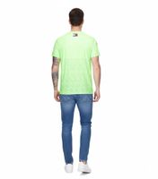 Mercedes-Benz AMG Petronas F1 T-shirt da uomo con loghi degli sponsor o George Russell Print Maglietta a maniche corte verde neon o viola