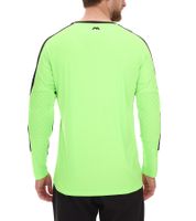 masita Herren Fitness-Pullover mit ClimaTech+ Technologie Langarm-Shirt Sport-Trikot Torwarttrikot 8516-4215 Neon-Grün/Schwarz