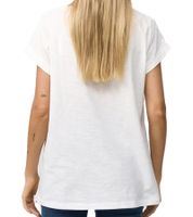 RE:COVERED X Disney T-shirt da donna con stampa di Topolino Camicia in cotone Camicia girocollo MMDIS2676 Ecru-Bianco
