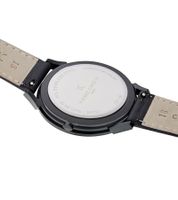 Pierre Cardin women's watch with a simple dial, analog quartz watch with a leather strap, 3ATM, 40mm CPI.200, black, black/gold, or black/silver