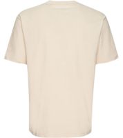 RE:COVERED X Disney Herren T-Shirt mit Grumpy Mickey Mouse Print Baumwoll-Shirt mit großem Schriftzug Rundhals-Shirt Beige, Blau, Violett oder Orange