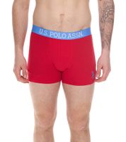 Confezione da 2 maglie U.S. POLO ASSN. Boxer da uomo in cotone traspirante 011601_US16133_02 999 blu scuro/azzurro/rosso