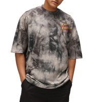 Camiseta de hombre RE:COVERED X CAPCOM con estampado de Street Fighter Vega, Ryu y Blanka, de algodón, cuello redondo, MMDIF18, azul/gris/morado