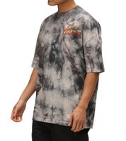 Camiseta de hombre RE:COVERED X CAPCOM con estampado de Street Fighter Vega, Ryu y Blanka, de algodón, cuello redondo, MMDIF18, azul/gris/morado