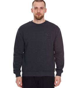 Maglione basic da uomo STONES, maglione moderno in cotone, maglia a maniche lunghe, 400 g/m², grigio scuro
