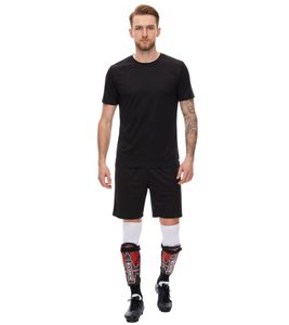 Masita TEXAS Shin Guards with Velcro Fastening and EVA Shock Absorber 7101 Black/Red/White