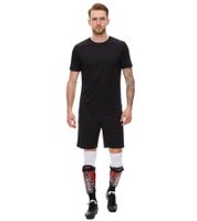 masita TEXAS parastinchi con chiusura in velcro e ammortizzatore EVA 7101 Nero/Rosso/Bianco