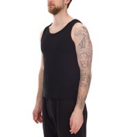 STONES Herren Tank Top modernes Muskel-Shirt aus Baumwolle Rundhals-Top Unterhemd Weiß, Schwarz oder Rot