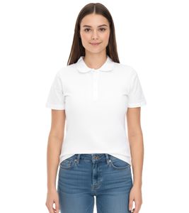 Polo da donna ELEVATE Helios, polo in cotone, maglia piquet 180 g/m² 3810701 bianco