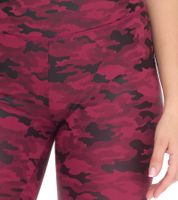 Leggings da donna ROCKUPY, pantaloni da fitness alla moda in look mimetico, pantaloni da allenamento 393230 viola o verde