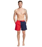 Pierre Cardin Men's Swim Shorts, Fashionable Swim Shorts LA205027 Red/Navy