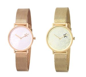 Orologio da donna Pierre Cardin con abbreviazione del marchio sul quadrante, orologio analogico al quarzo con bracciale in acciaio inossidabile, 3ATM 31mm, oro, oro rosa