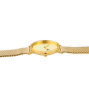 Orologio da donna Pierre Cardin con abbreviazione del marchio sul quadrante, orologio analogico al quarzo con bracciale in acciaio inossidabile, 3ATM 31mm, oro, oro rosa