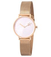 Orologio da donna Pierre Cardin con abbreviazione del marchio sul quadrante, orologio analogico al quarzo con bracciale in acciaio inossidabile, 3ATM 31mm, oro, oro rosa