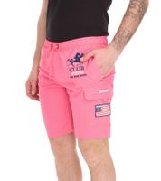 Short de bain pour homme Geographical Norway avec imprimé et touches de couleur. Short de bain élégant 001 Rose.