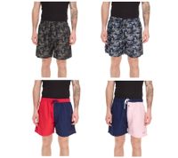 Pierre Cardin Herren Camouflage Schwimm-Hose Badehose Schwimm-Shorts Blau/Khaki-Grün, Khaki/Grün, Navy/Rot oder Navy/Pink