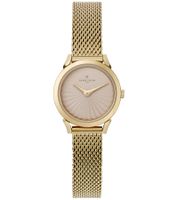 Orologio da donna Pierre Cardin con quadrante semplice, orologio analogico al quarzo con bracciale in acciaio inossidabile, 3ATM 27mm CPI.25, nero/oro o oro