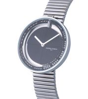 Pierre Cardin Women's Watch with a Timeless Dial, Analog Quartz Watch with a Stainless Steel Bracelet, 3 ATM, 32 mm CMA.00 Silver/Black/Gold/Rose Gold