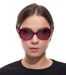adidas Damen Sonnenbrille Schmetterlings-Brille Gradient-Brille UVA & UVB Schutz Filterkategorie 2 Urlaubs-Brille EW3542 Violett