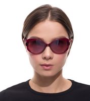Gafas de sol adidas para mujer, diseño mariposa, con degradado, filtro de protección UVA y UVB, categoría 2, para vacaciones, EW3542, violeta