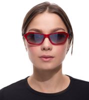 Gafas de sol adidas para mujer y hombre, rectangulares, con degradado y revestimiento de espejo, protección UVA y UVB, categoría 2, para vacaciones, EW3548, color rojo