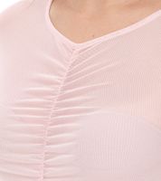 Aniston CASUAL Women's Long-Sleeved Shirt, Sheer Everyday Sweater with V-Neck, Summer Shirt 99505354 Pink