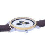 Pierre Cardin Men's Multi-Dial Analog Quartz Watch with Leather Strap 3ATM 44mm in Brown/Gold/Silver or Black/Silver/Blue/Rose Gold