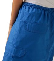 Aniston CASUAL Women's Cargo Skirt, Summer Skirt, Midi-Length Cotton Skirt with Elastic Waistband, 77100947 Blue
