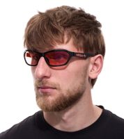 Adidas Sunglasses for Men and Women: Rectangular Gradient Sunglasses with Mirrored UVA & UVB Protection in Red, Black, or Turquoise