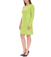 Aniston CASUAL Women's Summer Dress, Fashionable One-Shoulder Mini Dress 71366612 Green