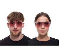Gafas de sol Converse con protección UV400 y transmisión de luz 3 Holiday Glasses SCO148 509Y Gris/Rojo