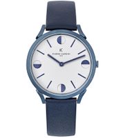 Orologio da polso da uomo Pierre Cardin analogico al quarzo con cinturino in pelle 3ATM 40mm nero o blu