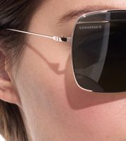 Gafas de sol Converse para mujer y hombre con protección UV400 y transmisión de luz 3 Holiday Glasses SCO148 Gris/Rojo o Dorado/Verde