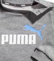 PUMA Kids' Jogging Suit for Boys and Girls, 2-Piece Set: Sweatshirt, Crew Neck Sweater, Cotton Set 627915 03 Grey