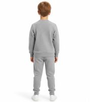PUMA Kids' Jogging Suit for Boys and Girls, 2-Piece Set: Sweatshirt, Crew Neck Sweater, Cotton Set 627915 03 Grey