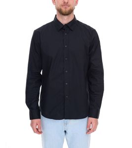 ELEVATE Hamell Long-Sleeve Shirt, Simple Men's Business Shirt, Poplin 118 g/m², 3816899 Black