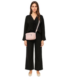 Sac à main pour femme WOWZILLA avec compartiments pratiques, sac à bandoulière, sac de soirée tendance, rose
