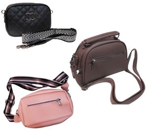 Sac à main femme WOWZILLA avec compartiments pratiques, sac à bandoulière, sac de soirée tendance, rose clair, noir ou vieux rose