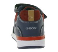 Baskets pour tout-petits GEOX B Rishon B. A avec semelle respirante Chaussures mi-hautes à fermeture velcro Chaussures bébé B160RA 054AU C0735 Bleu foncé