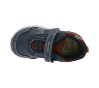 Baskets pour tout-petits GEOX B Rishon B. A avec semelle respirante Chaussures mi-hautes à fermeture velcro Chaussures bébé B160RA 054AU C0735 Bleu foncé