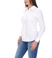 ELEVATE Hamell Long-Sleeve Shirt, Simple Women's Poplin Blouse, Light Blue, Black, or White