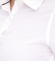 ELEVATE Hamell Long-Sleeve Shirt, Simple Women's Poplin Blouse, Light Blue, Black, or White