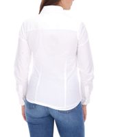 ELEVATE Hamell Long-Sleeve Shirt, Simple Women's Poplin Blouse, Light Blue, Black, or White