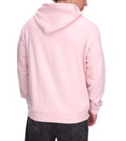 SUBLEVEL Men's Hooded Cotton Hoodie with Pockets H10014T21326A in Pink or White