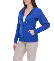 Elevate Arora Damen Sweat-Jacke mit Kapuze 300 g/m2 schlichte Baumwoll-Jacke Pullover 3821244 Blau