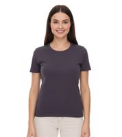 ELEVATE Heros Damen T-Shirt schlichtes Baumwoll-Shirt 150 g/m2 Basic-Shirt Unterzieh-Shirt 3802989 Dunkelgrau